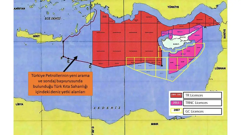 تركيا تنشر خريطة التنقيب عن النفط شرق المتوسط وميليشيا حفتر تحرم ليبيا من ثرواتها النفطية