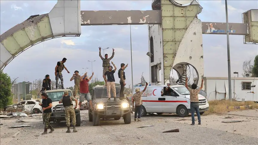الجيش الليبي يعلن تحرير مطار طرابلس الدولي وتأمين الحدود الإدارية للمدينة