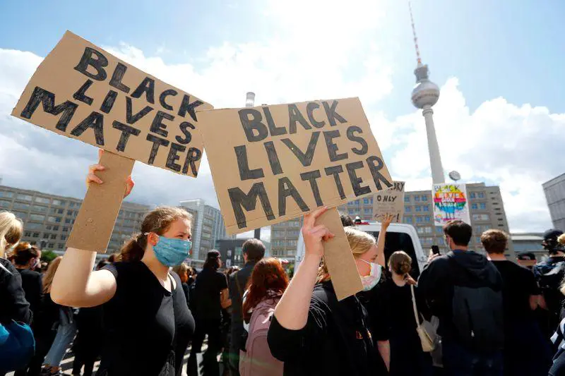 مظاهرات ضد العنصرية في برلين يوم 6 يونيو حزيران 2020