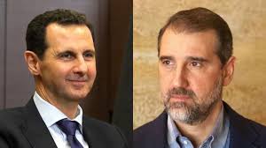 رأس النظام السوري بشار الأسد وابن خاله رامي مخلوف