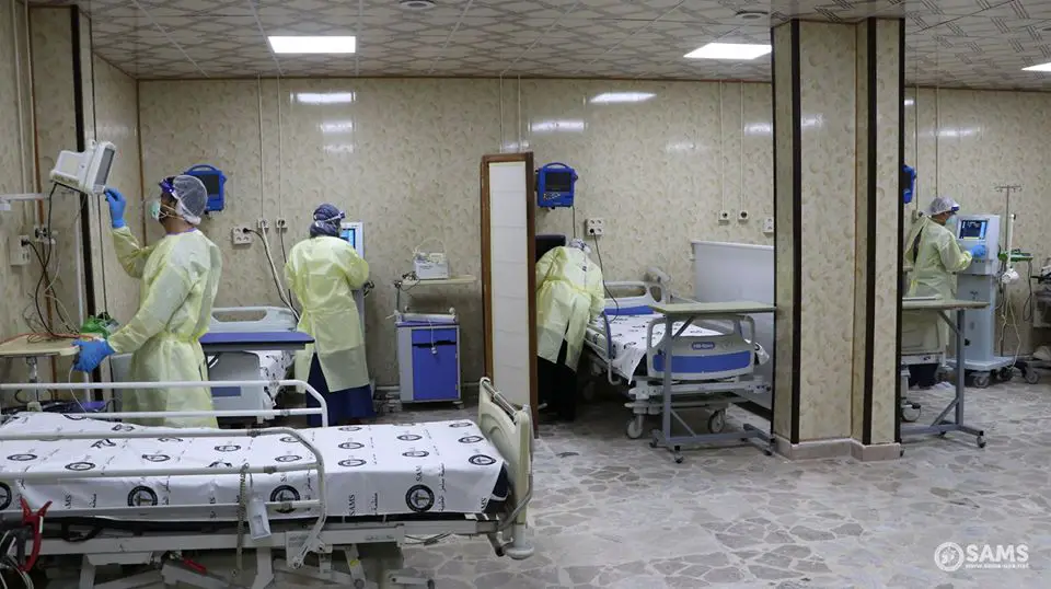 افتتاح أول مستشفى لاستقبال مرضى "كورونا" بالشمال السوري