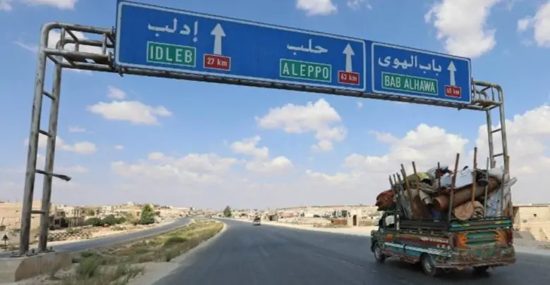 طريق ادلب حلب باب الهوى M4