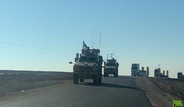 قوات التحالف الدولي تدخل أسلحة ومعدات لوجستية إلى حقل العمر النفطي شرق دير الزور