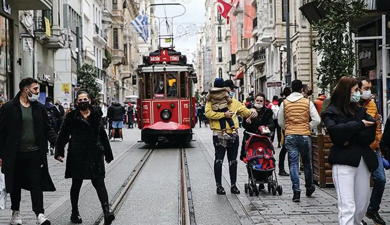 شارع استقلال في تقسيم اسطنبول