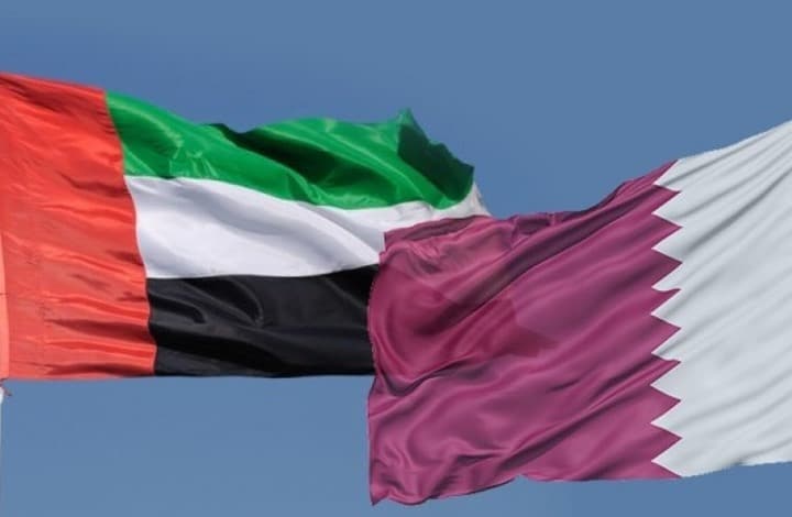 لقاء رسمي بين دولتي قطر والإمارات في الكويت