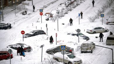 تساقط الثلوج في موسكو يحطم رقماً قياسياً منذ 50 عام