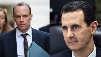 دومينيك راب وبشار الأسد