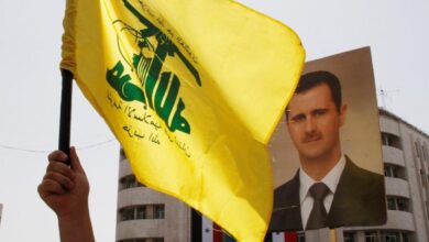 مليشيا حزب الله وصورة بشار الأسد