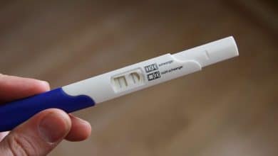 ظهور بقعة حمراء في اختبار الحمل
