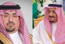 الملك سلمان وفيصل الإبراهيم